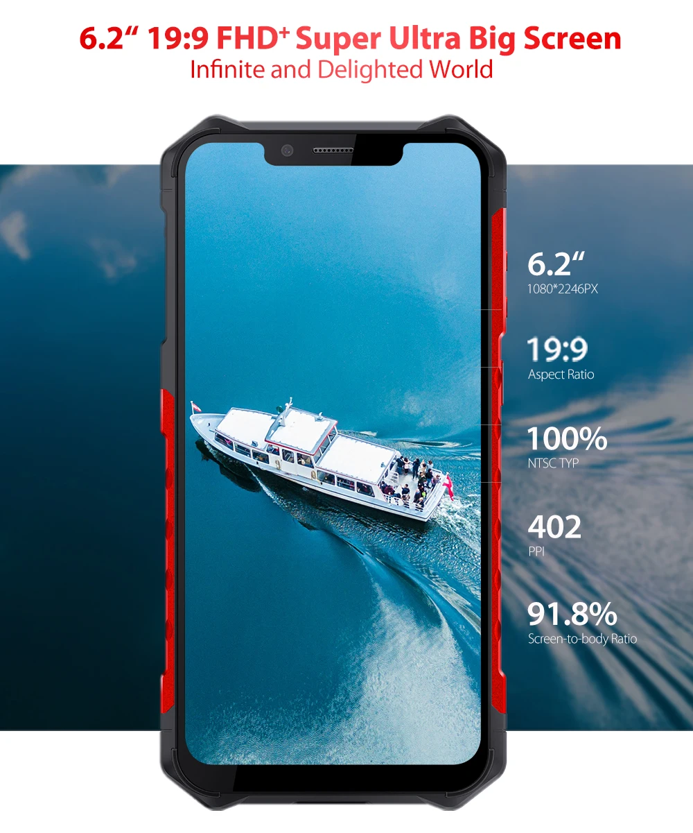 Ulefone Armor 6S глобальная версия водонепроницаемый IP68 OTG NFC мобильный телефон Otca-core Android 9,0 6 гб 128 гб беспроводной зарядки смартфон