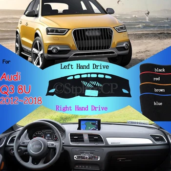 

Carpet Dashboard Cover Pad Protective Pad Dashmat Avoid Light Pad for Audi Q3 8U 2012~2018 Anti-Slip Mat Q3 2013 2015 2016 2017