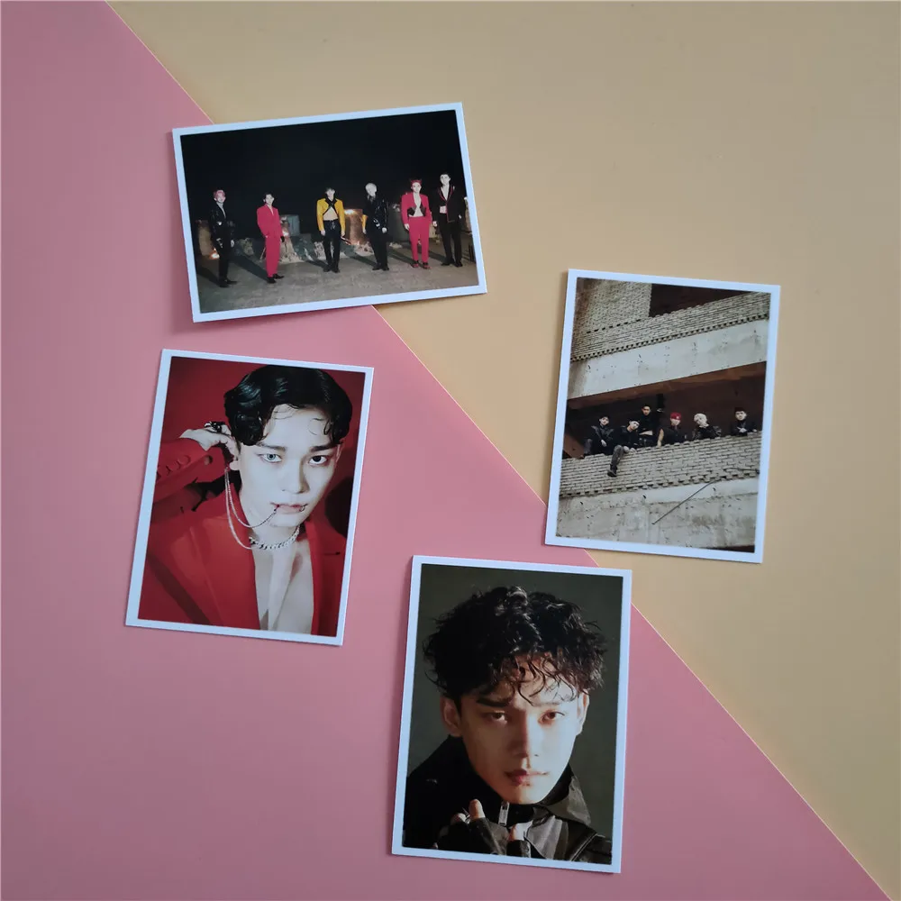 16 шт./компл. Kpop EXO OBSESSION lomo card альбом Фотокарта K-POP EXO OBSESSION photo lomo card периферийные Новые поступления