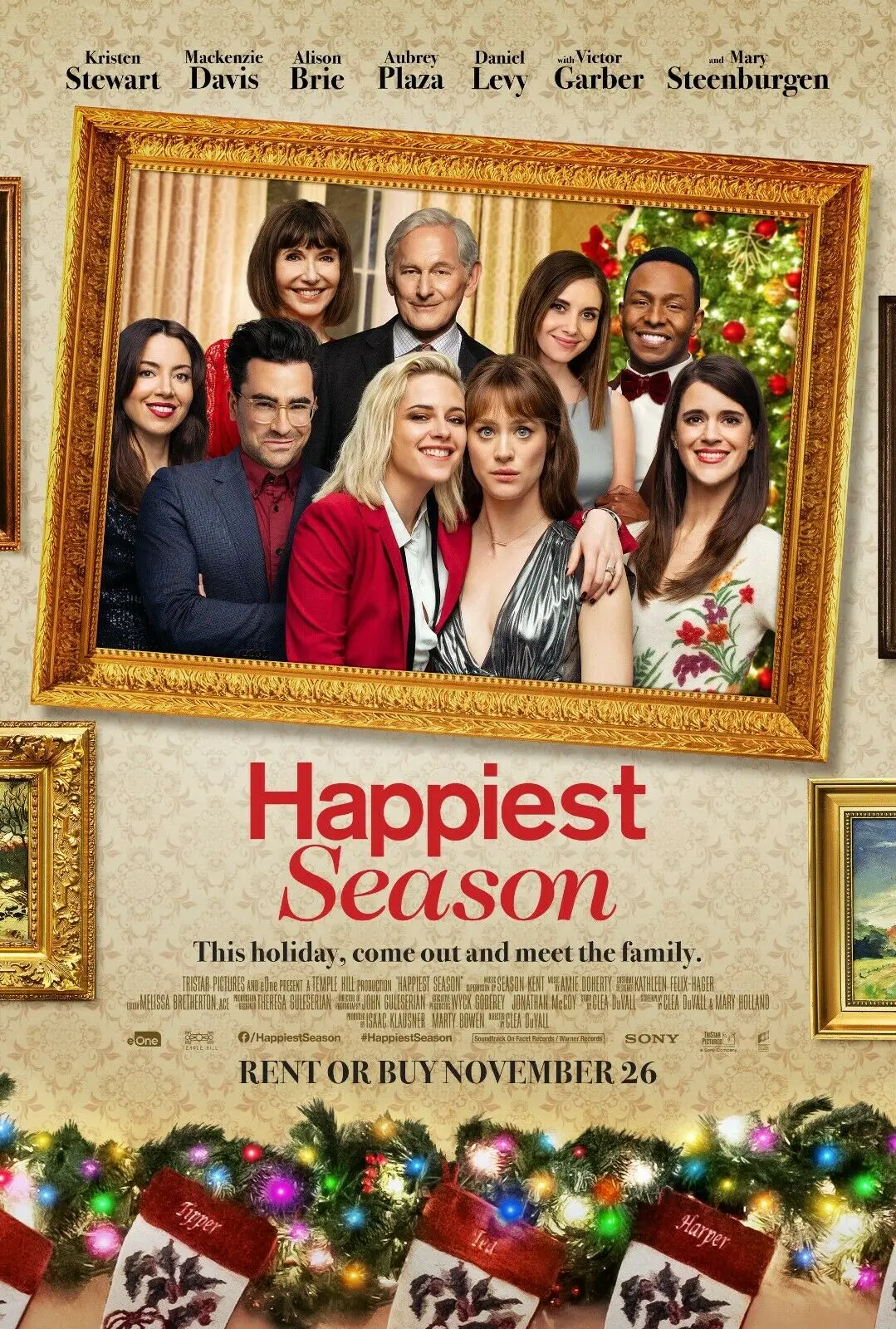 Happiest Season Movie ART SILK POSTER Decorative Wall painting 24x36inch | Дом и сад