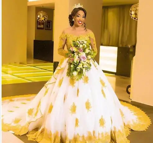 White African Wedding Dresses Long 