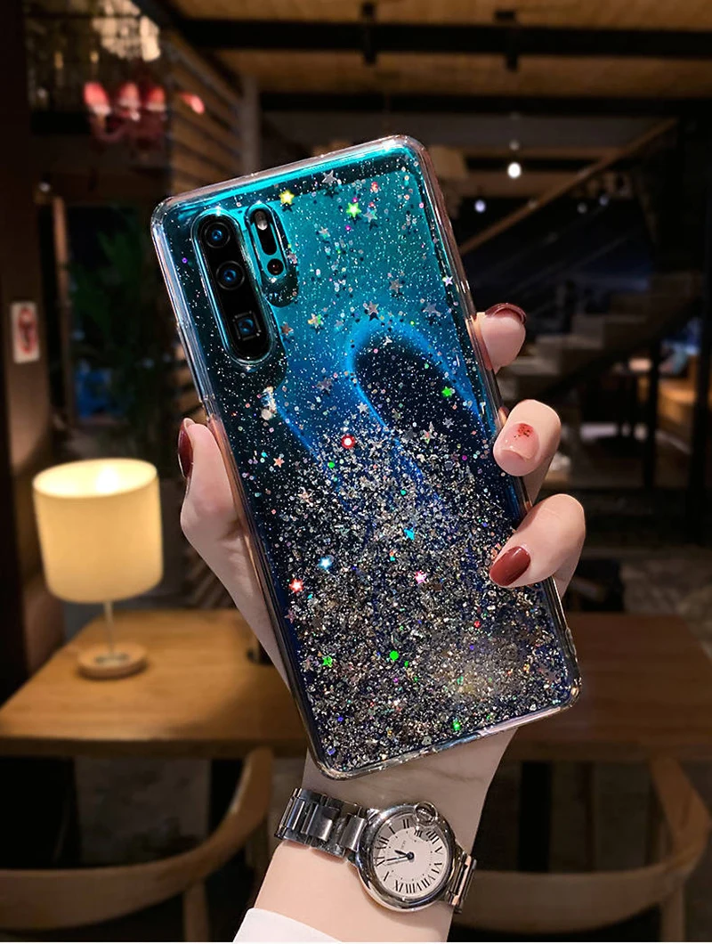 Luxury Glitter Silicone Case For Samsung A72 A52 A32 A22 A71 A51 A31 A21 A50 A70 A30 A20 A10 Clear Soft Case Cover Ultra Thin classic galaxy s22 ultra case