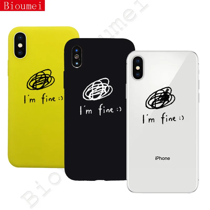 

Bioumei i"m fine silicone TPU for iPhone 11 case 2020 new for iPhone 11 Pro Max XR XS Max 7 8 5 5S 6 6S Plus X coque 195