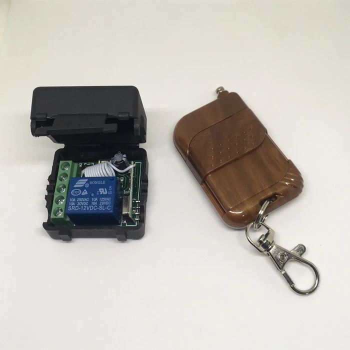 

Одноканальный беспроводной пульт дистанционного управления 12 В/освещение постоянного/переменного тока, бытовая техника, контроль доступа