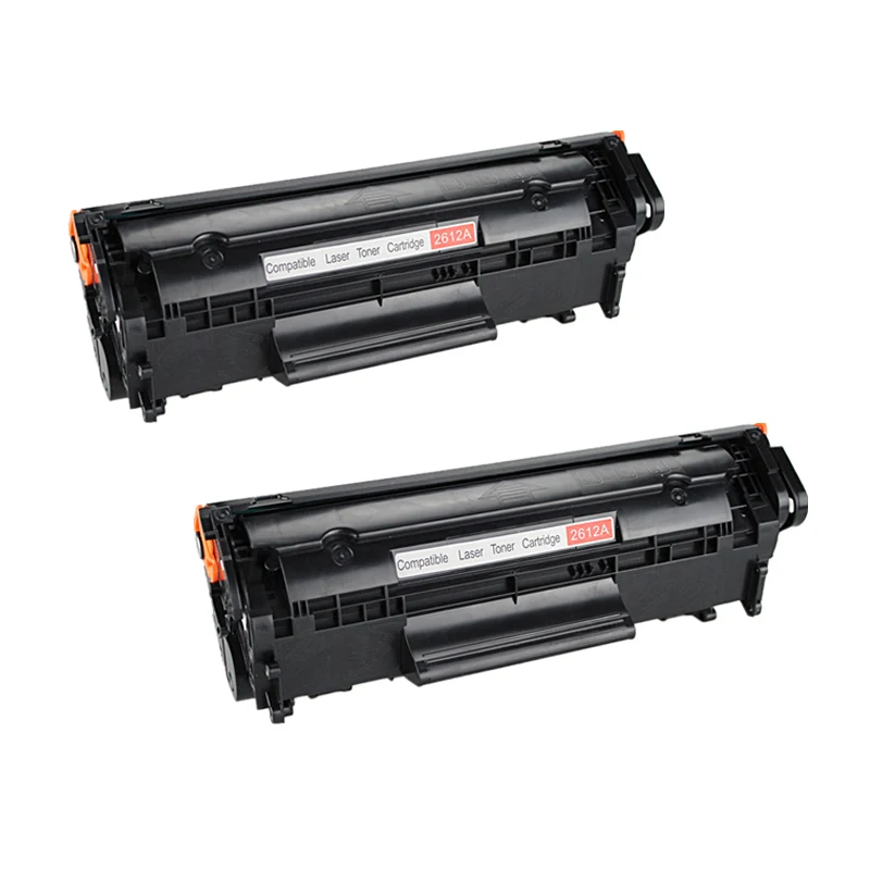 HTL Q2612A q2612 12a 2612 тонер-картридж hp 2612a для hp LaserJet 1010 1012 1015 1020 3015 3020 3030 3050 1018 1022 1022N 1022N - Цвет: 2pcs