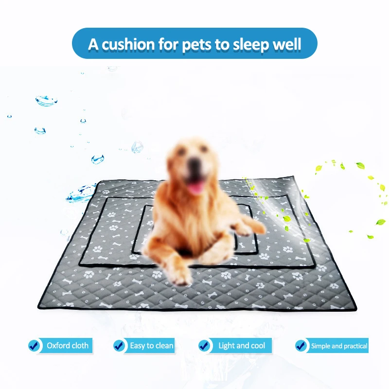 

Summer Pet Dog Cooling Mats Cats Dog Bed Sofa Pet Bed for Dog Cats Heat Relief Cooling Mat Floor Mat Dog Supplies Pet Product