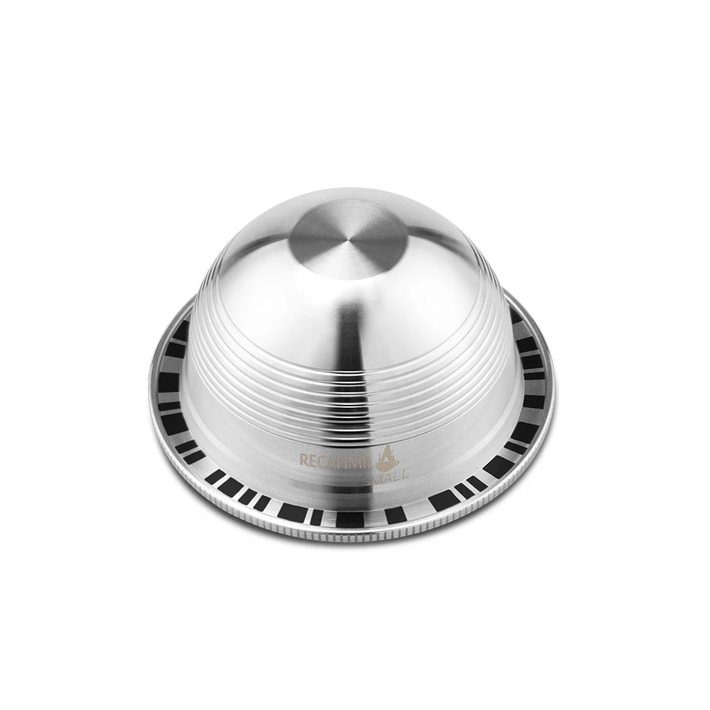 ICafilas безстильной стали многоразовые маленькие чашки(70 мл) Nespresso Vertuo кофе капсулы фильтр эспрессо Vertuoline для VertuoPlusLine