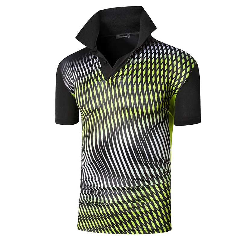 Jeansian, мужские спортивные футболки поло, рубашки поло, рубашки для гольфа, тенниса, бадминтона, сухой крой, короткий рукав, LSL276, Black2