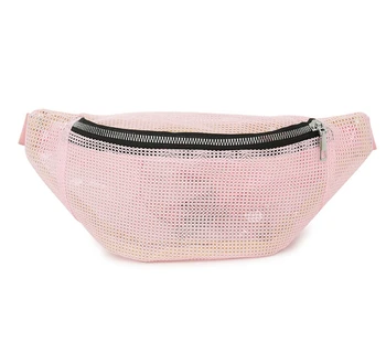 

Sports pockets running mobile phone waterproof bag mesh transparent ultra-thin chest bag Messenger bag