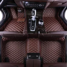 Cuir personnalisé voiture tapis de sol pour suzuki vitara 2019 imperméable voiture style voiture tapis voiture tapis accessoire tapis voiture tapetes(China)