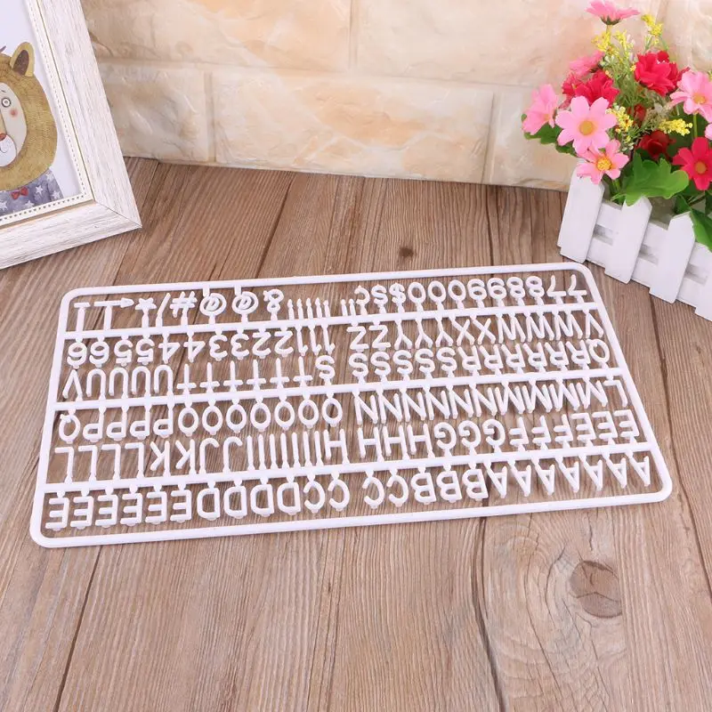 Letter Board Letters Set 300 Numbers Special Characters Words For Felt Changeable Message Signs & Letterboards letter board letters set