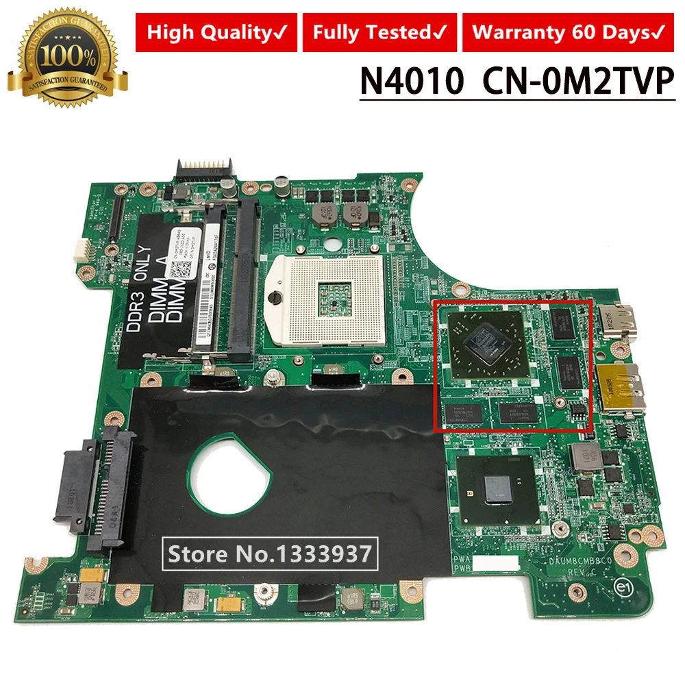 Материнская плата DAUM8CMB8C0 CN-0M2TVP 0M2TVP M2TVP материнская для ноутбука Dell Inspiron 14R N4010