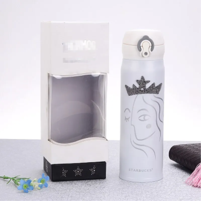 VIP Goddess Stainless Steel Water Bottle LOGO Cups and Mugs Dropshipping - Цвет: 18