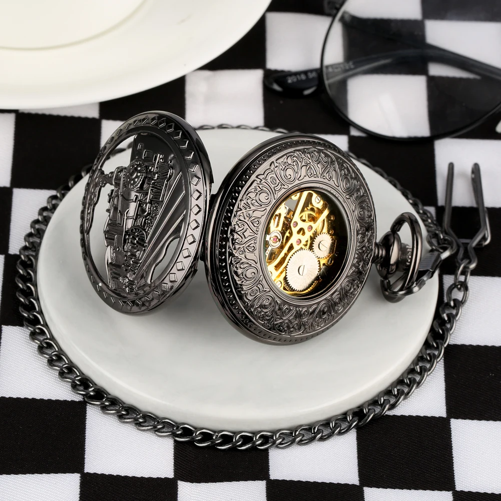 Антикварные полые карманные часы с циферблатом для мужчин и женщин ожерелье подвеска цепь часы механические часы с подвеской relogio Montres