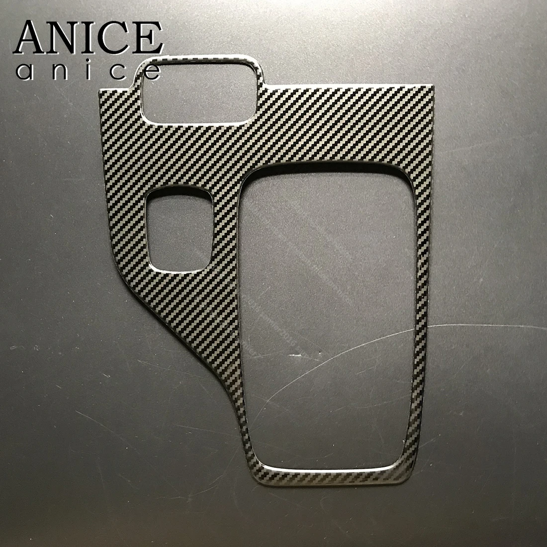 1pc Carbon fiber color stainless Button Gear Panel Cover Fit For Ford Ranger wildtrak Accessories 2015 2016 2017 2018 2019