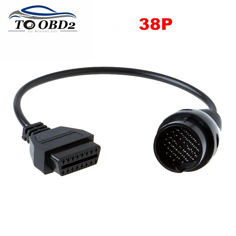 Диагностический интерфейс OBD2 для MB Benz 38Pin к OBDII 16Pin разъем мама подходит 38 Pin OBD1 |