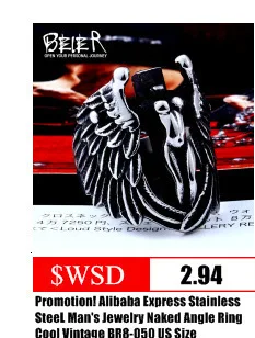 BEIER,, популярное японское ожерелье с подвеской из перьев, модное ювелирное изделие из нержавеющей стали для мужчин и женщин, классный подарок BP8-331