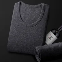 Мужские и женские зимние хлопковые толстые кальсоны, тонкое термобелье, комплект теплого нижнего белья с круглым воротником, Мужская зимняя одежда для сна