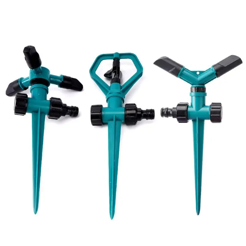 

Single/Double/Three-head Nozzles Arm Automatic Irrigation Rotating Lawn Sprinkler Adjustable Spraying Angle Distance