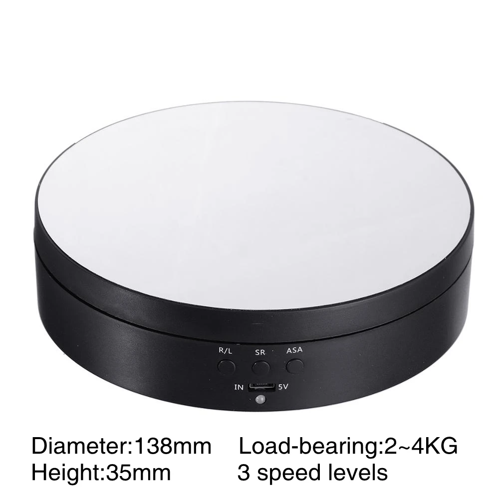 mirror surface Комплект для фотостудии с поворотом на 360 градусов, Автоматически вращающаяся подставка для студийной фотосъемки - Цвет: mirror surface