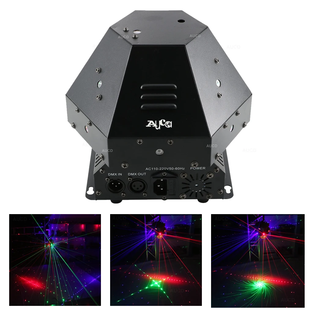 AUCD 11 Eyes RGB 360 вращающиеся гобо луч движущаяся головка Лазерная сетевая матрица света DMX ДИСКО КТВ вечерние шоу DJ сценическое освещение DJ360R