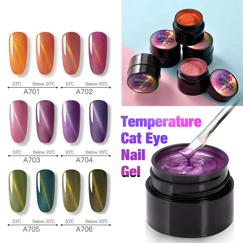 Best 5ml Nail Polish Magnet Cat Eye Soak Off Holographic UV LED Varnish Glitter Gel QQ99 | Красота и здоровье