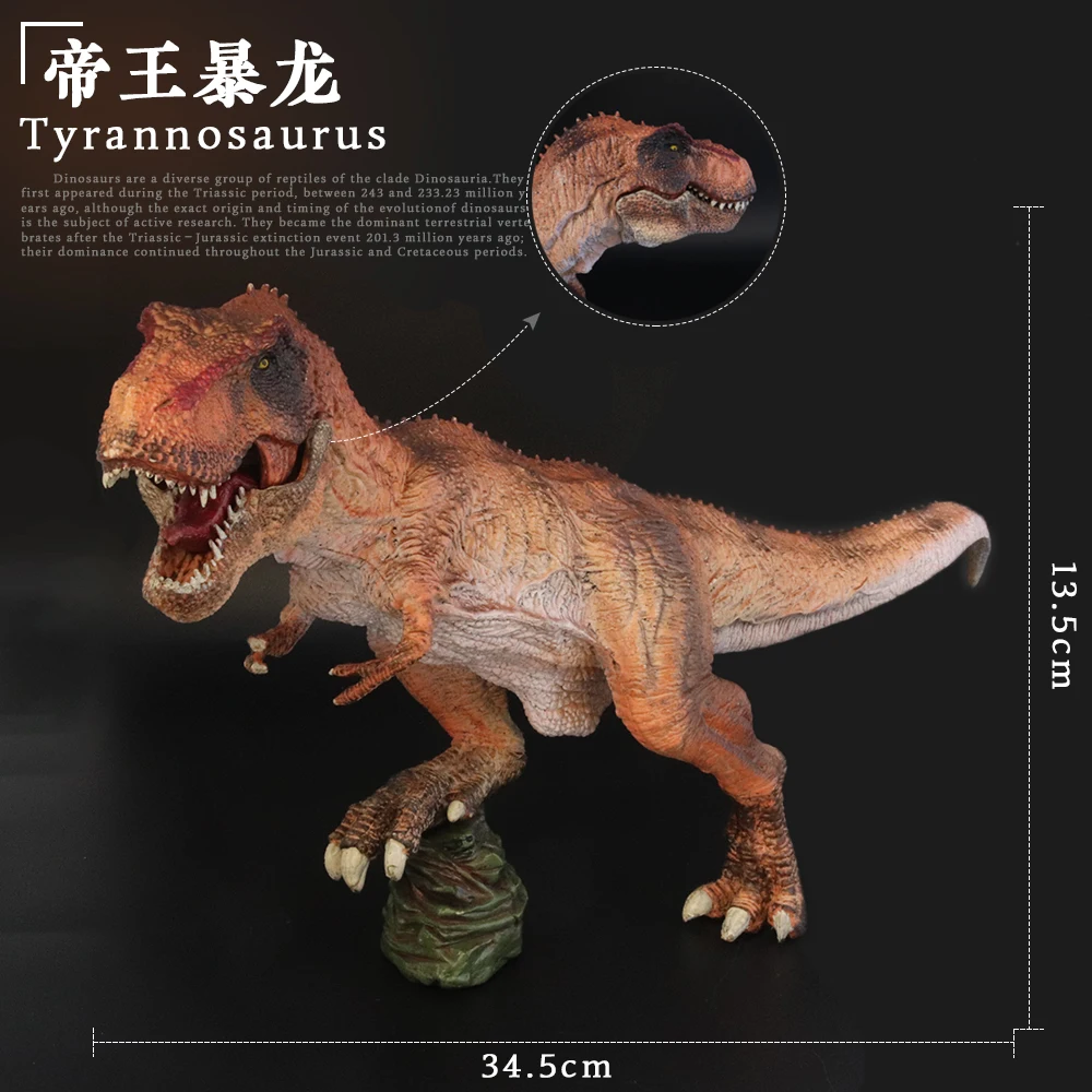 

Prehistoric Jurassic Dinosaurs World Tyrannosaurus Big Size Animals Model Action Figures PVC High Quality Toy For Kids Gift