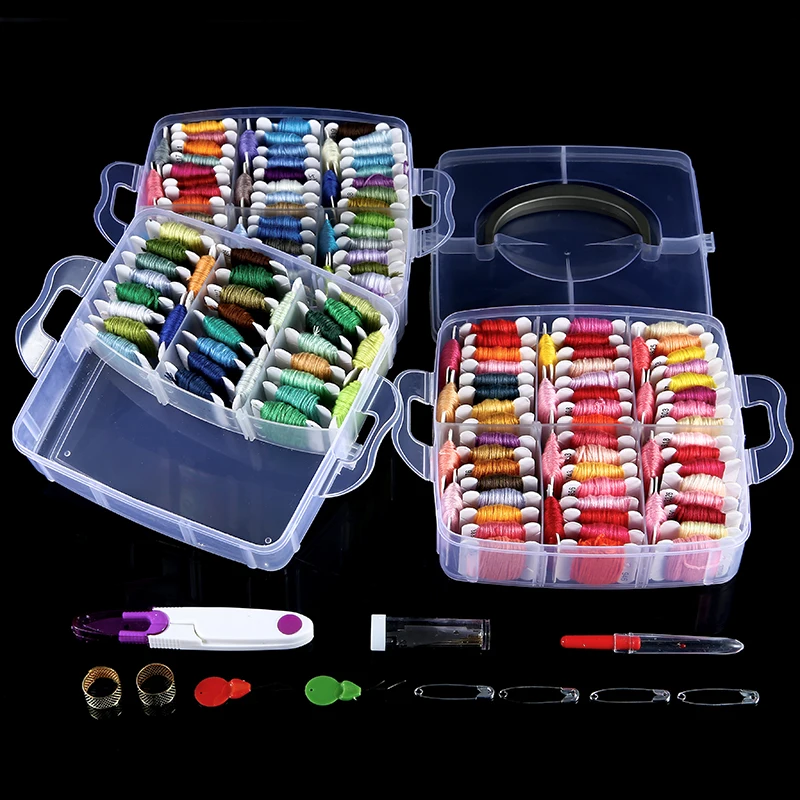 1PC Cross Stitch Thread Boxed Set 150 Colors Embroidery Craft Thread