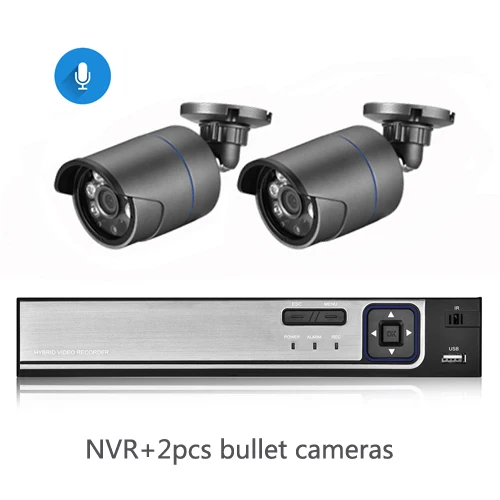 hd cctv camera AZISHN H.265AI 48V POE 8CH Human Detection Face Record CCTV NVR Audio IP Camera System 5MP 2592*1944P Outdoor IP66 POE IP Kit best security camera system Surveillance Items