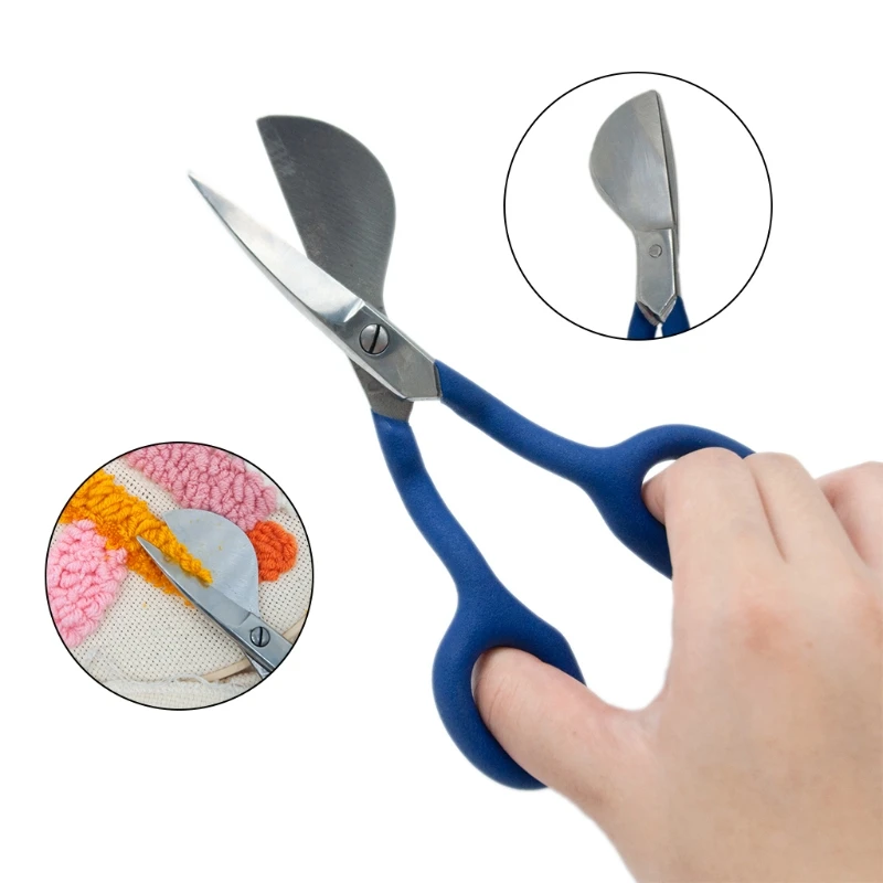 Professional Craft Carpet Scissors with Stainless Steel Duckbill Blade