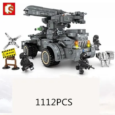 

SD107061/107062 Building Blocks Brick Empire of steel Militar Series unmanned aerial vehicle (UAV) education model baby toys