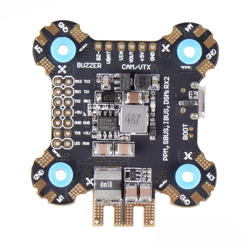 30 5 мм JHEMCU F722 PDB OSD 5V/2A BEC 2 6S система управления полетом/алюминиевая крышка 25В