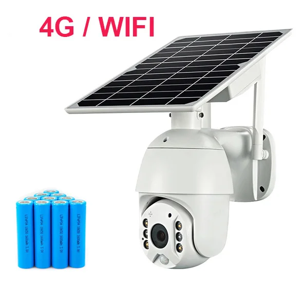 Солнечная 4G Sim карта камера с батареями приложение Облачное хранилище Wifi Starlight