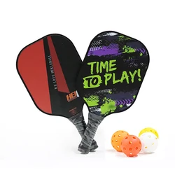 Happpppy Outdoor Pickleball Racket Set Carbon Fiber Composition PE Honeycomb Core Tennis Rackets -40