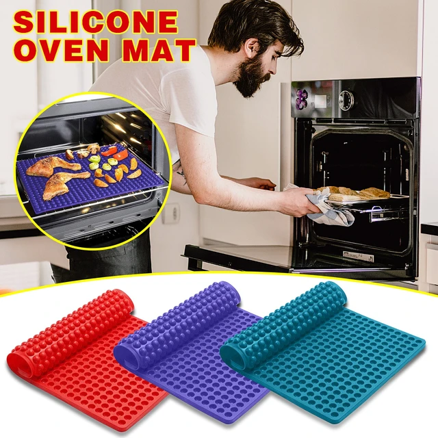 2 tapis de cuisson antiadhésifs en silicone sans BPA