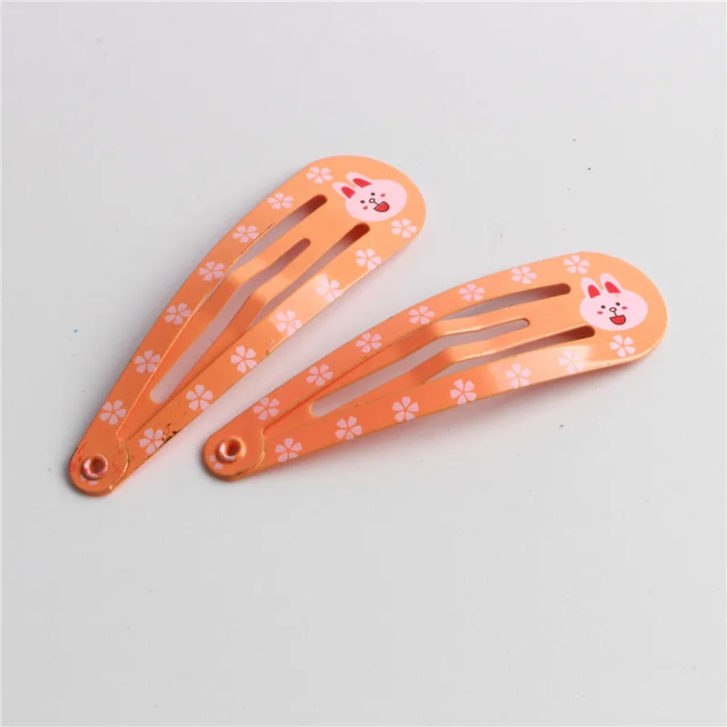 20/40 Pcs/Lot Hair Clips Candy Color Dripping Hair Clip Princess Barrette Korean Hairclip Cartoon Headdress Hairpins for Girls