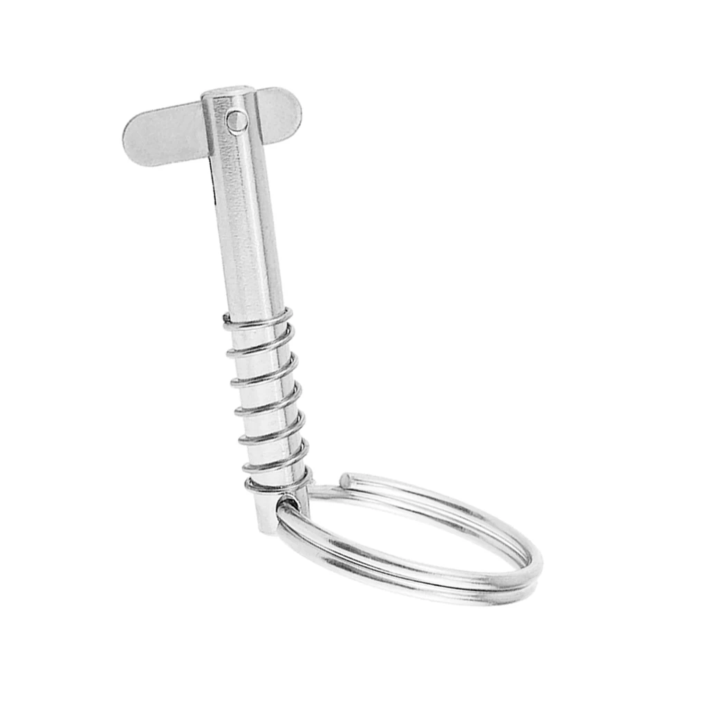 Marine Stainless Steel Quick Release Pin Fit For Boat Top Deck Hinge - Boats Hinge Pin Boat Accessories, 6.3x51mm
