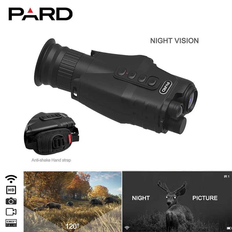 

New NV019 High Definition Monocular Night Vision Installation Memory Card Photo Video Night Hunting Patrol Infrared telescope