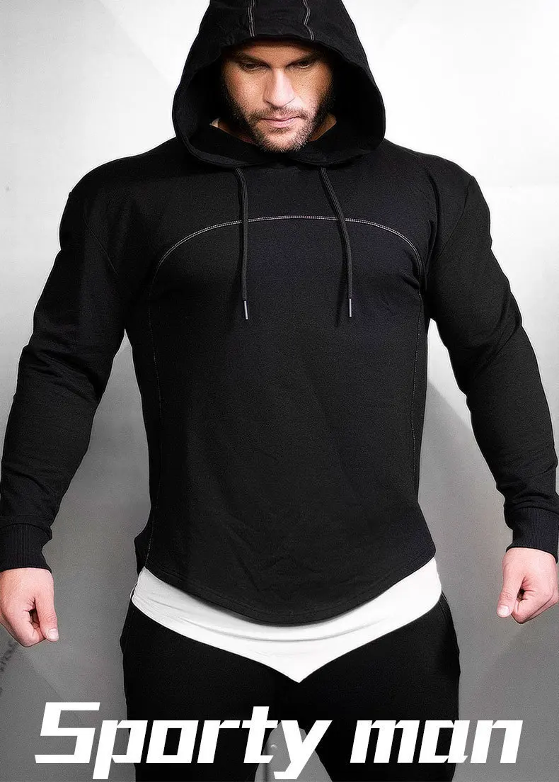 

2020New track and field men's setssports, leisure and fitness men's matching color trend in autumn and winter running training