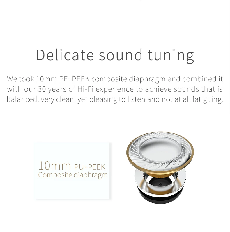 SHANLING ME100 10 мм PE PEEK динамический Hi-Res HiFi внутриканальный монитор наушники полностью алюминиевая конструкция с кабель OFC разъем MMCX