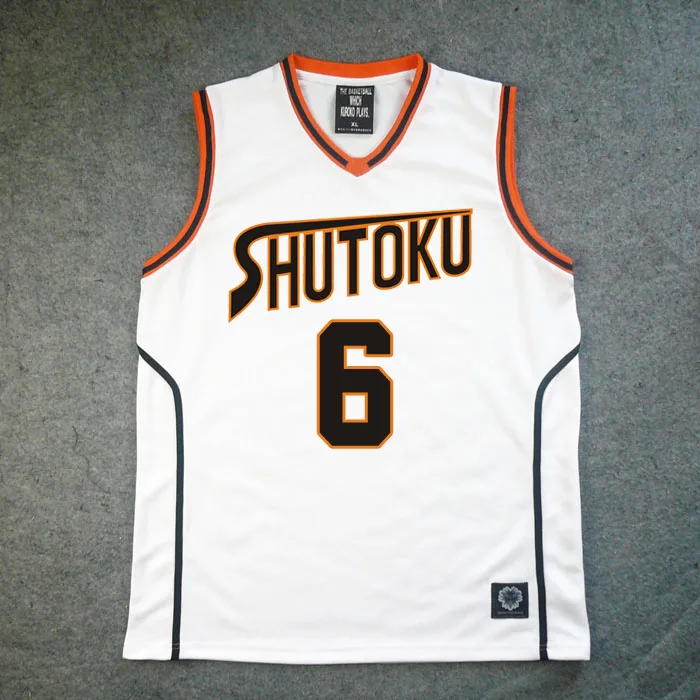 Баскетбольная форма Kuroko No Basuke школьная Shutoku No. 6 майка Midorima Shintaro топы костюмы для