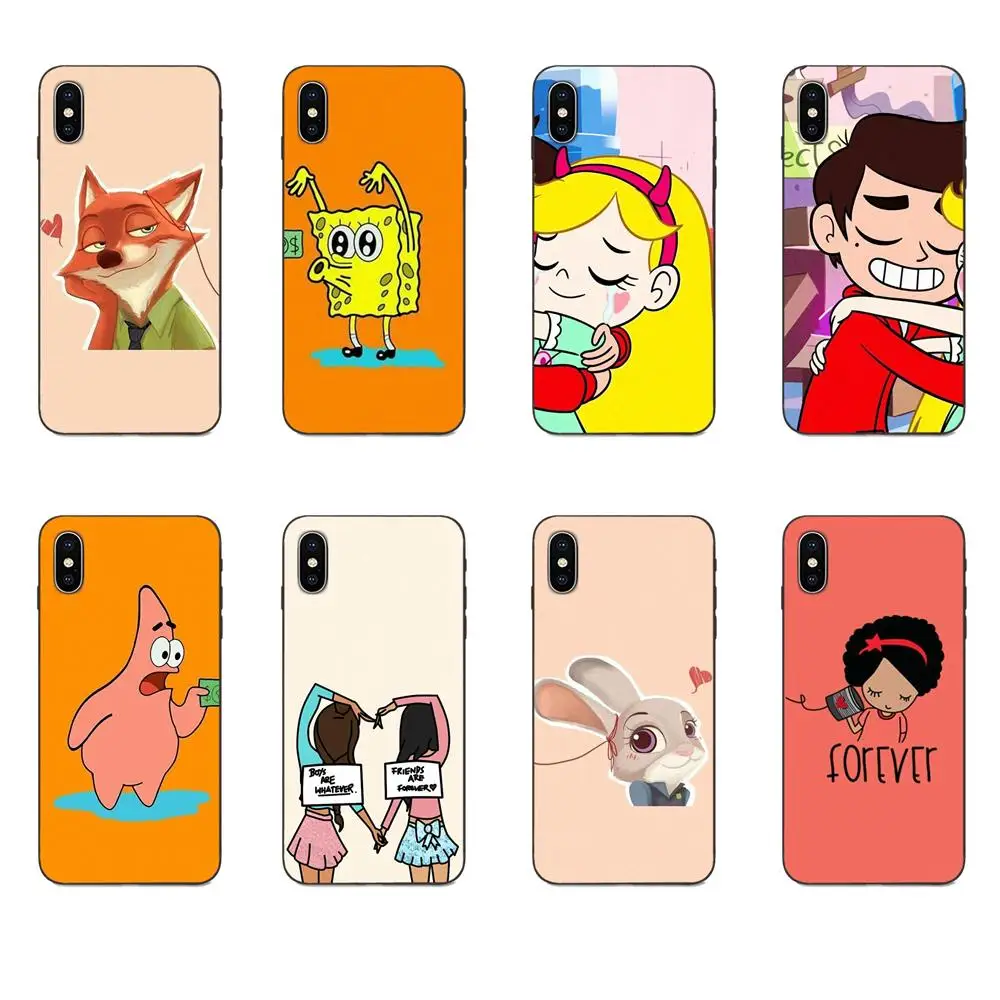 Мягкие Новый стиль Best Friends Forever Bff изготовленный на заказ для Huawei Честь 5A 6A 6C 7A 7C 7X 8A