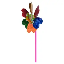 2 2 шт./компл. ветра счетчик блесток штифт ветряной мельницы красочные детские игрушки дети блеск свечение, украшение для сада и дома, забавные игры