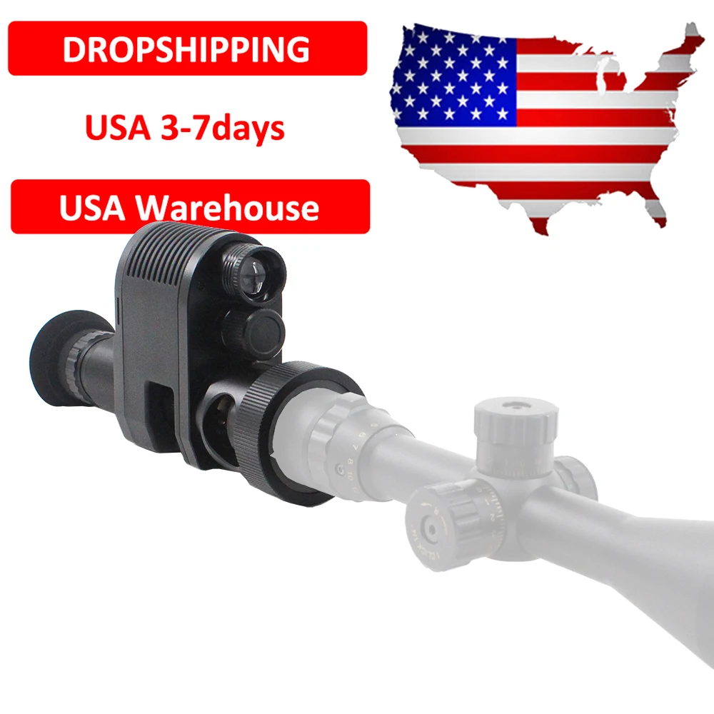US $149.60 Megaorei 3 Integrated Hunting Tactical Rifle Scope Night Visions Optics Binoculars Monoculars IR Camera DVR Builtin 850nm Torch