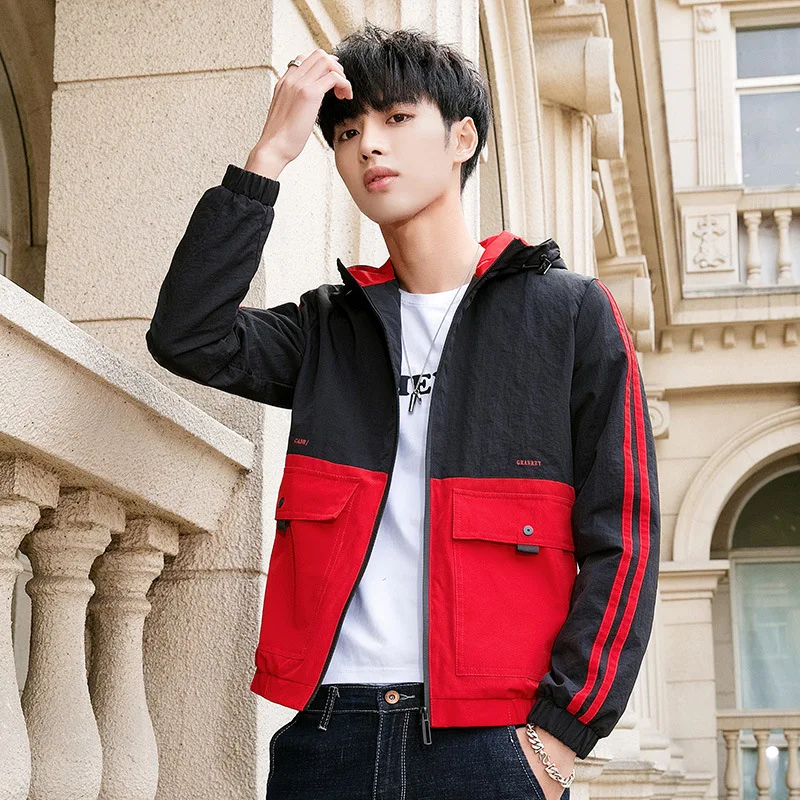 

Spring Coat Men 2019 New Style Korean-style Spring And Autumn Students Tooling Jacket Baseball Uniform Clothes Men's