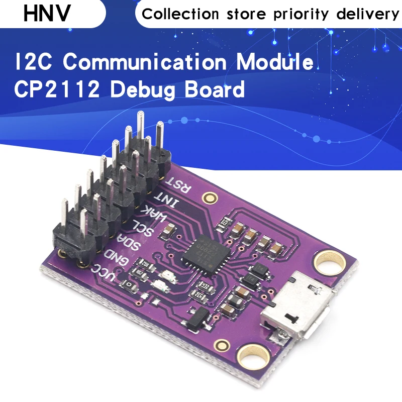 CP2112 плата отладки USB к SMBus I2C коммуникационный модуль 2 0 MicroUSB 2112 оценочный комплект