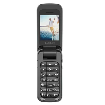 

BM60 Small Flip Cover Mini Phone Bluetooth Flip Music Phone MP3 Music Player FM Radio Black