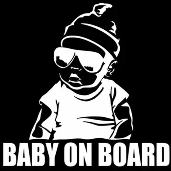 

Baby On Board Sticker Funny Safety Caution Decal Sign For Car Windows And Bumpers Self Adhesive Stickers