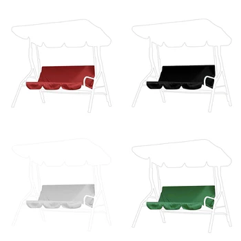 

3 Seats 150*150cm Garden Swing Seat Cover 190T/210D Nylon Cloth Waterproof Three Seats Outdoor Chair Seat Cover Courtyard