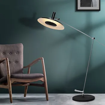 

American Retro Long Arm LED Floor Lamp Lamps and Lanterns In Dining Room, Living Room and Bedroom Floor Lamps for Living Room